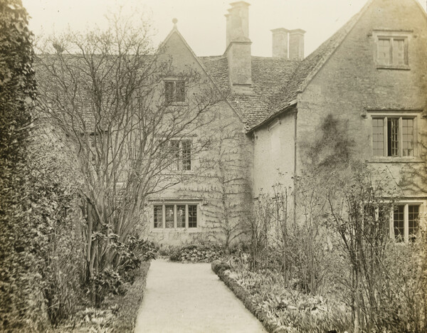 The front garden of William Morris’s Kelmscott Manor in the Cotswolds.