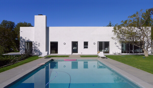 The Trancas house before the 2018 Woolsey fires in Malibu.