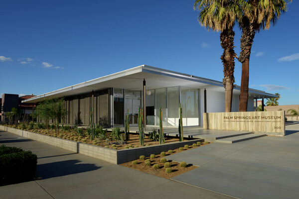 Santa Fe Federal Savings and Loan (now Palm Springs Art Museum, Architecture and Design Center), E. Stewart Williams, 1960.